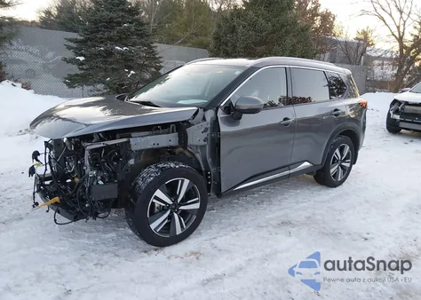 2023 Nissan Rogue Platinum Intelligent Awd from USA, damaged, VIN JN8BT3DD9PW320704